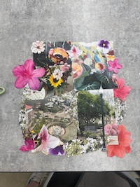 Handmade Flower Collage